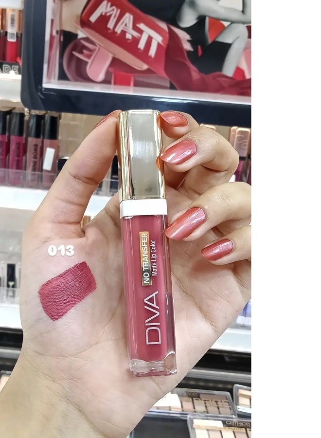 Amanda Diva matte lip color no transfer no.13 6ml - Image 4