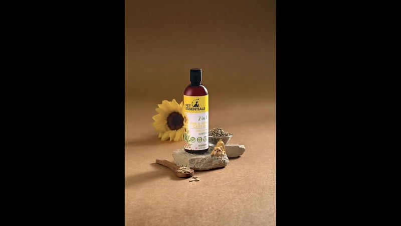 Pet Essentials Sunflower & Hemp Seed Fur & Skin Care Oil - 100ml - Image 4