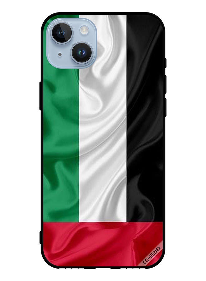 Covernex Protective Case Cover For Apple iPhone 14 Plus Uae Flag Cloth - Image 1
