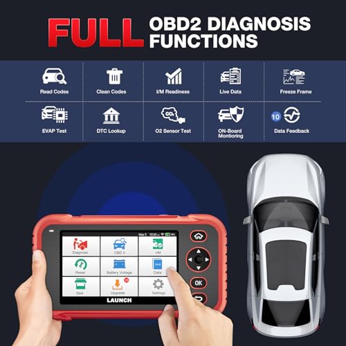 LAUNCH CRP123I V2.0 Elite OBD2 Scanner, 2025 Upgraded Diagnostic Scan Tool with 7 Reset, Oil/SAS/Throttle/Brake/BMS/DPF Reset/ABS Bleeding, Multi Systems Code Reader, Lifetime Free Update, FCA SGW - Image 5
