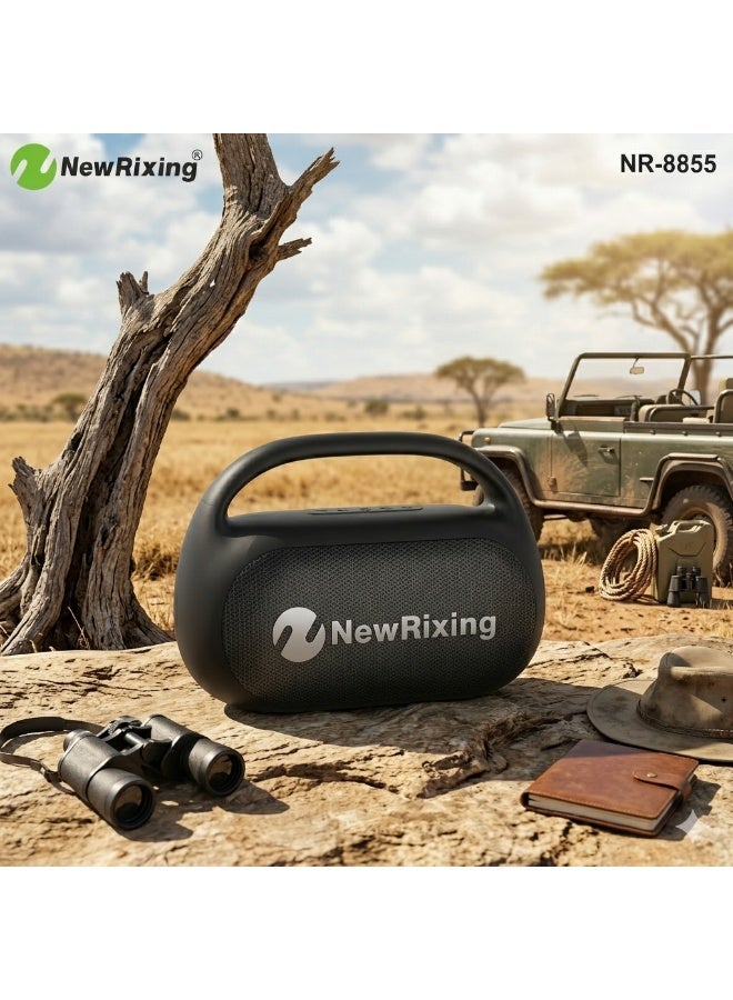 NewRixing New Arrival: Newrixing 3-inch Outdoor Party Speaker, 50W, Super Bass, Wireless Bluetooth Speaker - Image 4