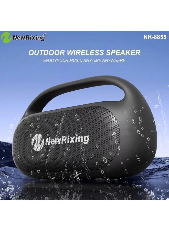 NewRixing New Arrival: Newrixing 3-inch Outdoor Party Speaker, 50W, Super Bass, Wireless Bluetooth Speaker - Image 2