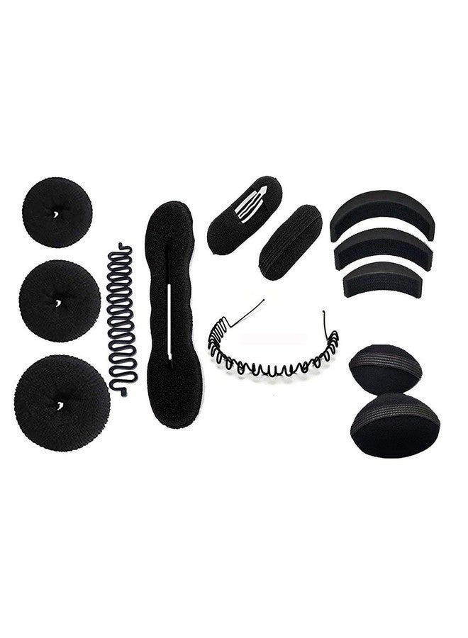 تشاندركاش CHANDERKASH-إكسسوارات شعر بلاستيكية، طقم تصفيف، شريط، دونات، إكسسوارات نفخة سحرية_إكسسوارات الشعر - Image 1