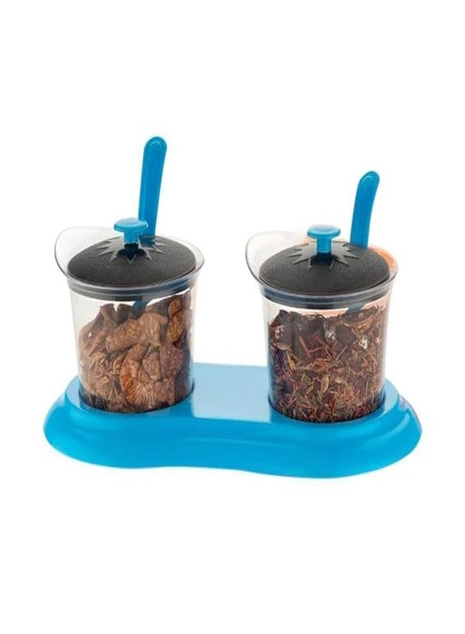 pelton MULTIPURPOSE DINING SET JAR AND TRAY HOLDER, CHUTNEYS/PICKLES/SPICES JAR - 2PC - Image 1