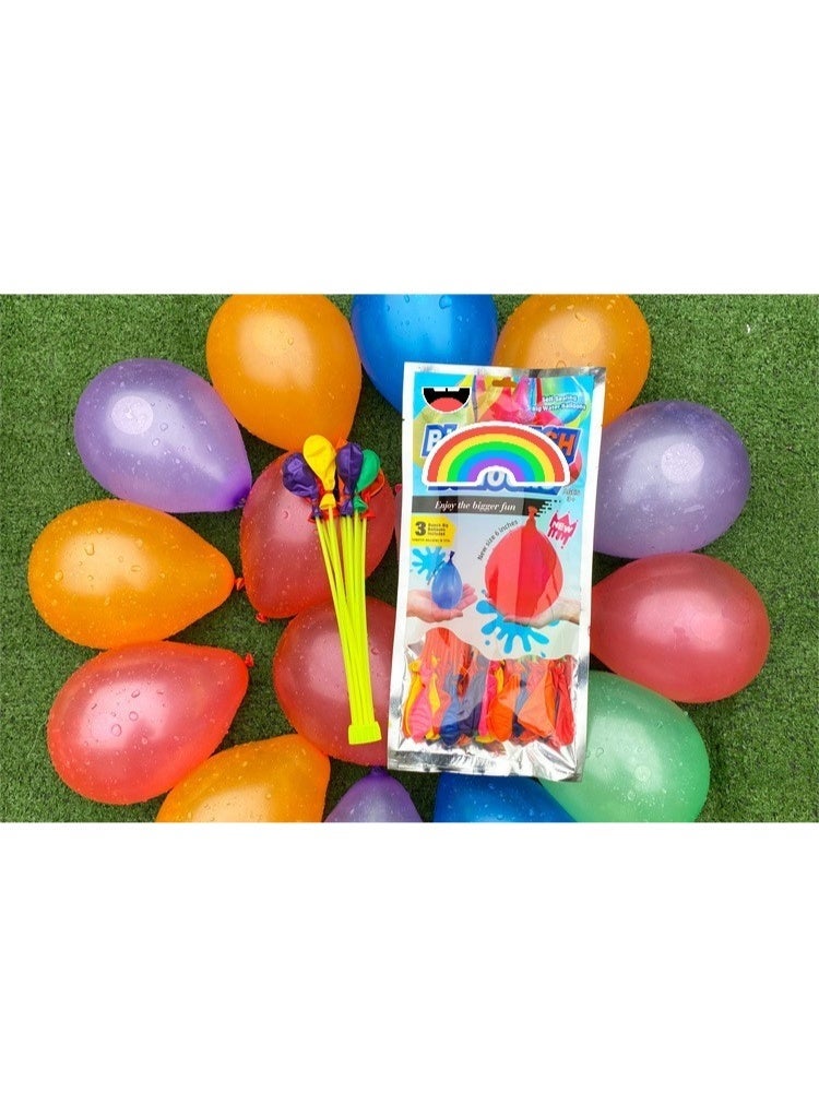 Bunch O Balloons 444 packs, a total of 4 packs of balloons, water balloons, summer essentials, children's source of happiness, quick water filling, no knots, 30 seconds to start playing happily. Lightweight, convenient and easy to use, so that children can enjoy happiness without restraint. - Image 2