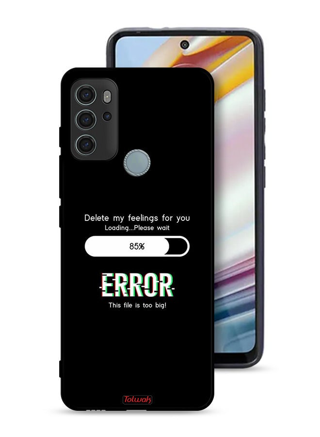 Tolwak Motorola Moto G60S Protective Case Cover Delete My Feelings For You - Image 1