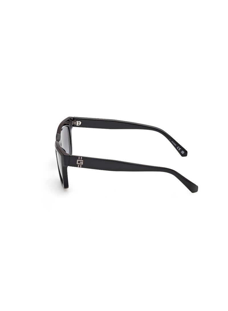 GUESS FULL RIM MALE SQUARE BLACK INJECTED SUNGLASSES - Image 2