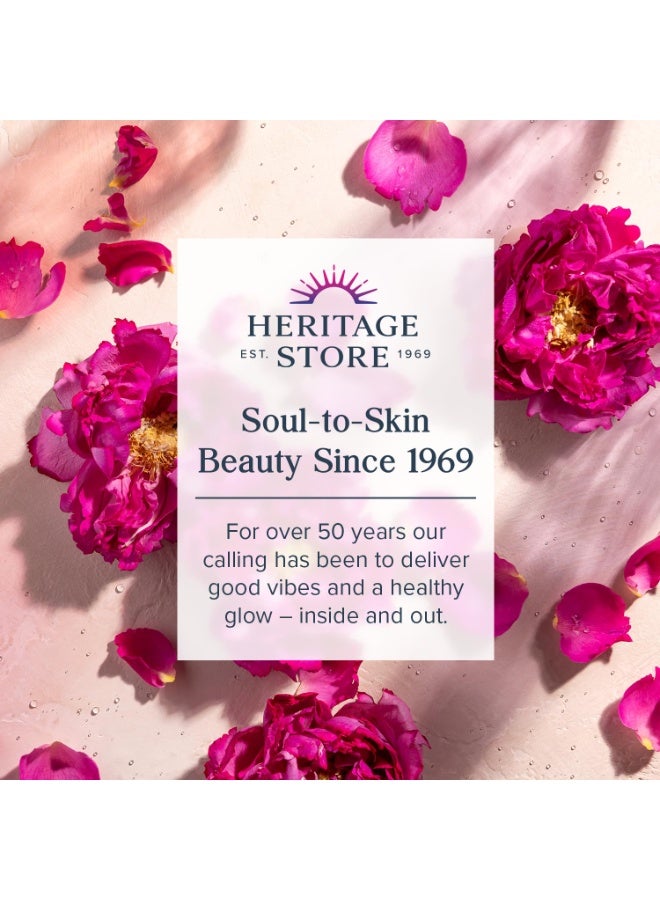 هيرتدج ستور هيريتج ستور بخاخ مرطب للوجه برائحة الورد والجلسرين - للعناية بالبشرة الجافة - بخاخ ماء الورد مع جليسيرين نباتي، مصنوع بدون اصباغ او كحول، لا يسبب الحساسية، نباتي، لم يختبر على الحيوانات، 2 اونصة - Image 4