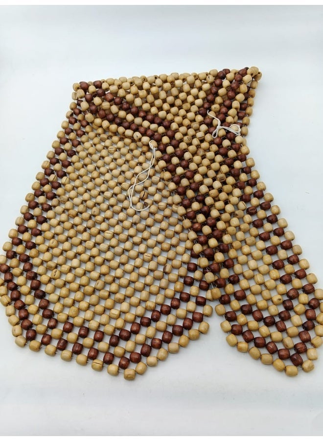 Genaric Luxury Wooden Beaded Car Seat Cushion - Breathable & Comfortable - Image 2
