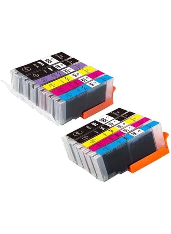 Compatible PGI 580 CLI 581 Ink Cartridge 3 Set 18PC for Canon TS6150 TS6250 TS6350 TS8150 TR7550 Printers - Image 2
