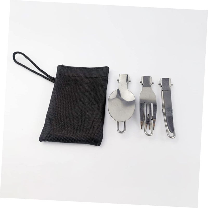 Lightweight Compact Camping Cookware Set For 1 2 People With Pot And Cutlery - Image 5