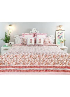 OJARIYA King Size Premium Organic Cotton Bed Sheet (274 * 254 cm with 250 TC) With Pillow Covers  - Image 1