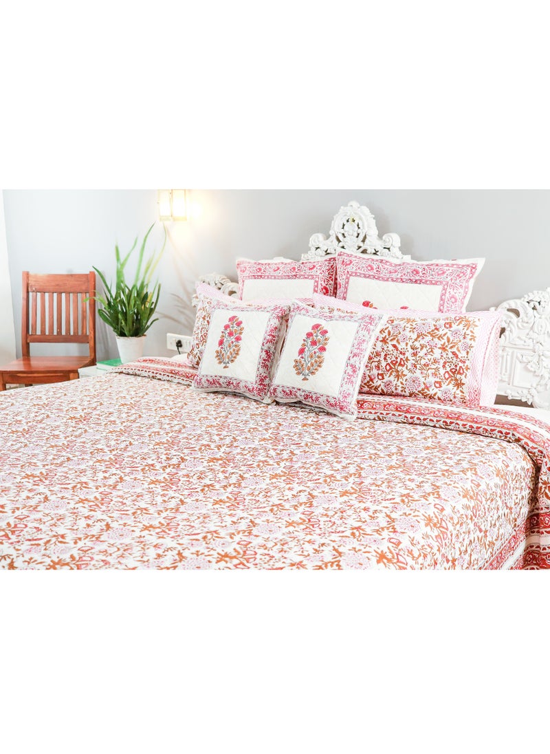 OJARIYA King Size Premium Organic Cotton Bed Sheet (274 * 254 cm with 250 TC) With Pillow Covers  - Image 4