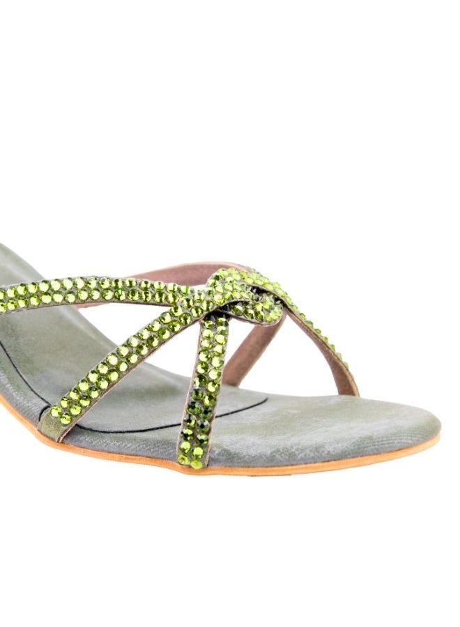 Dollar's Fashion S132H Amal Stylish Pencil Heel Sandals for Women | Elegant Party, Wedding & Office Footwear, Comfortable Shoes - Image 4