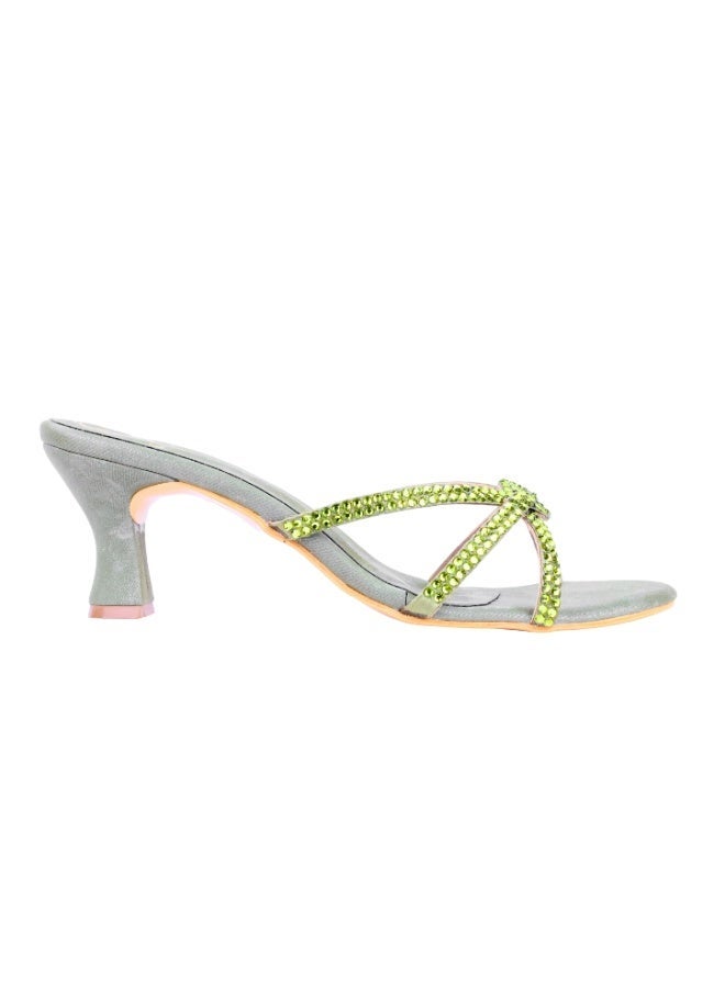 Dollar's Fashion S132H Amal Stylish Pencil Heel Sandals for Women | Elegant Party, Wedding & Office Footwear, Comfortable Shoes - Image 3
