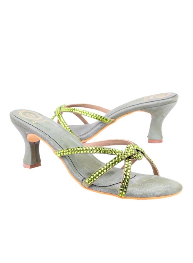 Dollar's Fashion S132H Amal Stylish Pencil Heel Sandals for Women | Elegant Party, Wedding & Office Footwear, Comfortable Shoes - Image 1