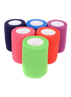 Ever Ready First Aid Ever Ready First Aid Self Adherent Cohesive Bandages 3" x 5 Yards - 12 Count, Rainbow Colors  - Image 1