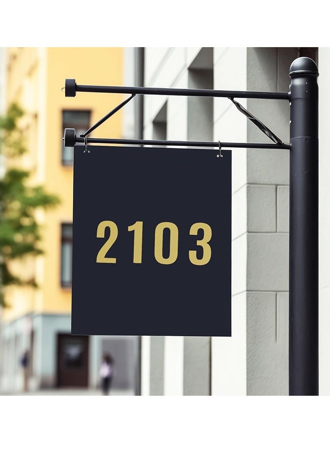 60 أرقام ، حزمة رقم صندوق البريد اللاصق العاكس ، 0-9 ملصقات رقم مقاوم للماء للعلامات ، الباب ، السيارات ، الشاحنات ، المنزل ، الأعمال ، رقم العنوان (الذهب) - Image 4