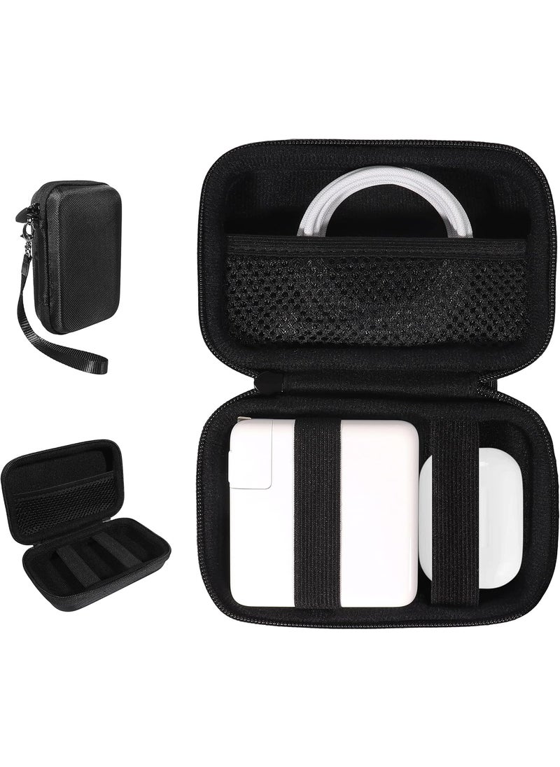 Alltravel Alltravel Consolidation Case for MacBook ProAir Charger Magic TrackpadMouse Pencil Magsafe Duo Airpods Pro 2nd Generation Magnetic Charger Wall Charger hub Black S  - Image 1