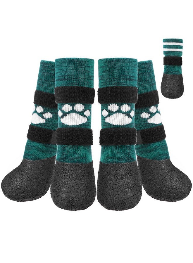 KOOLTAIL Anti Slip Dog Socks To Prevent Licking Paws For Hot/Clod Pavement, Waterproof Long Snow Dog Boots&Paw Protectors With Strap Traction Control For Hardwood Floor For Small Medium Large Dogsxl - Image 1