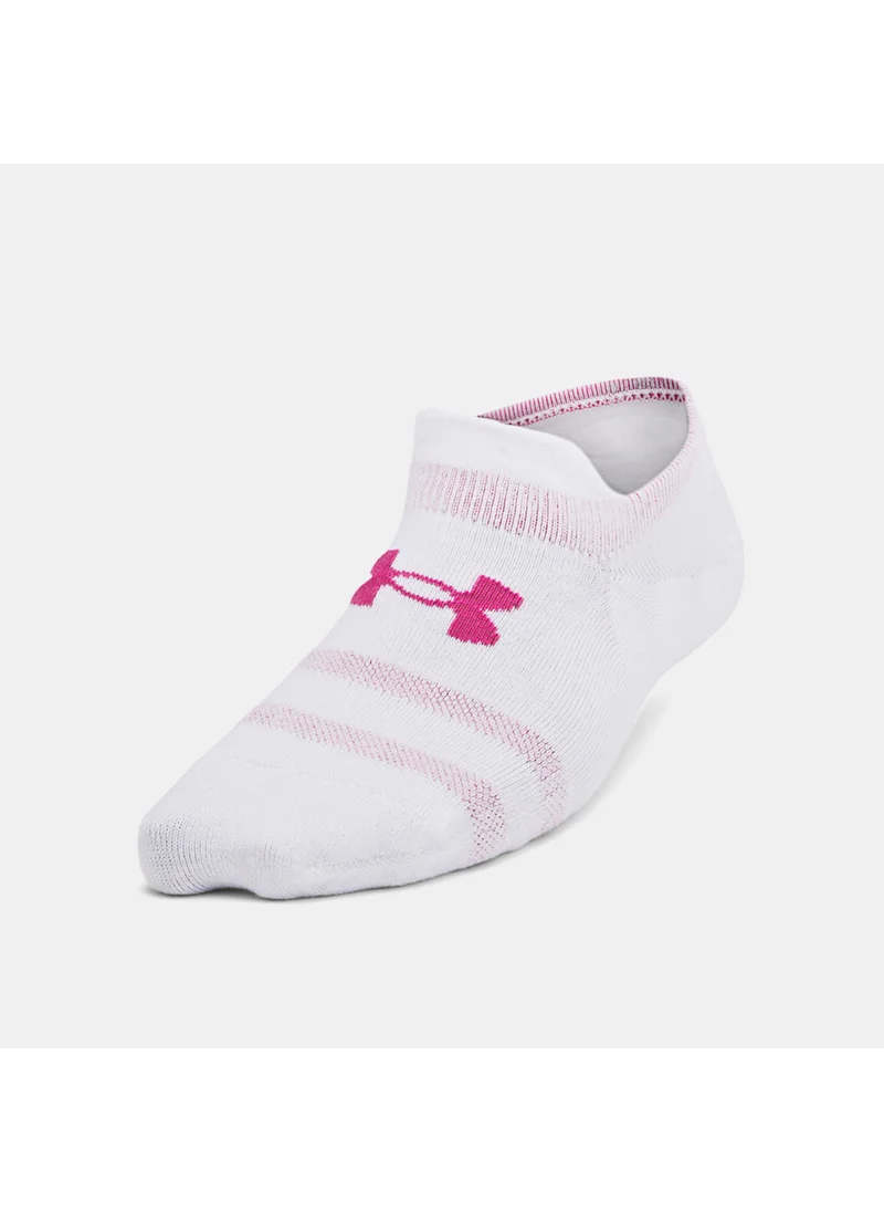 اندر ارمور Essential Ultra Low Tab Socks (3 Pairs)