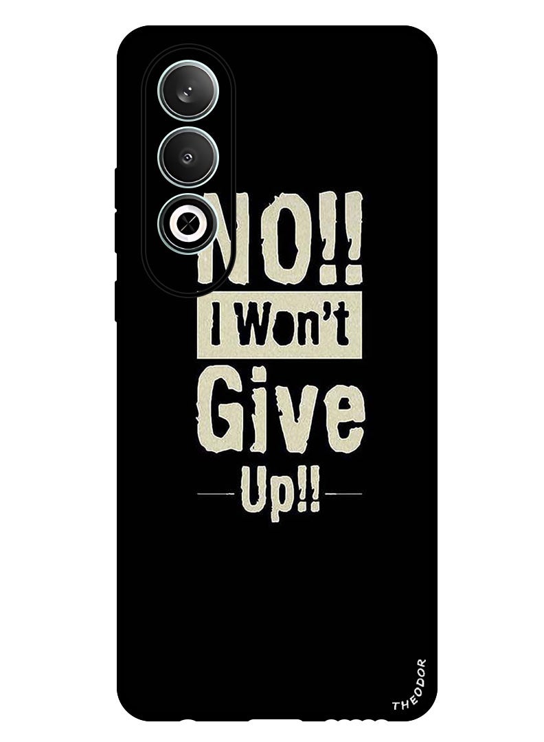 Theodor Protective Case Anti Scratch Shock Proof Bumper Cover For Oppo K12 No I Wont Gve Up - Image 1