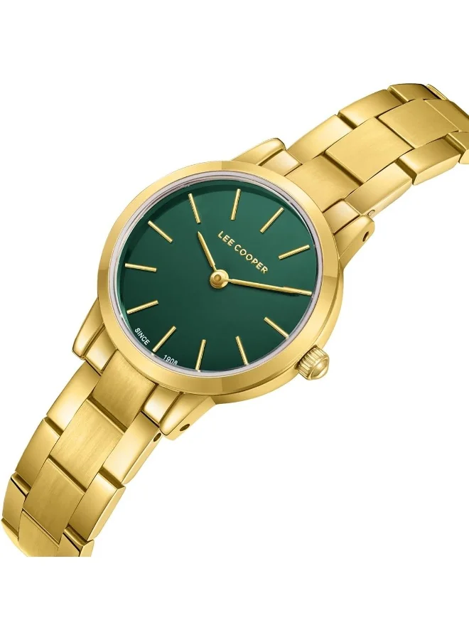 لي كوبر LEE COOPER Women Analog Dark Green Dial Watch - LC08098.170