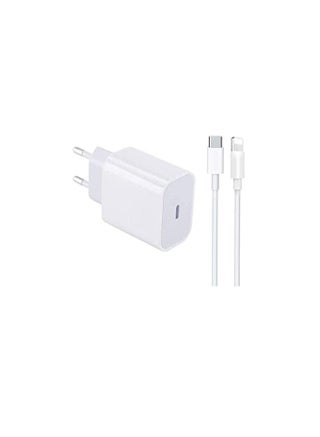 20W USB-C Power Adapter With Lightning To USB-C Cable - pzsku/Z9383E80E300F7AA0B636Z/45/_/1668212051/45c683c3-49ed-4f0d-b8d1-d5af14df2b9a