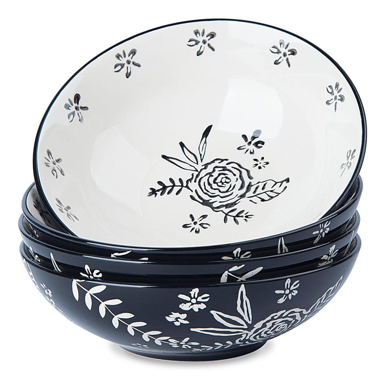 Wisenvoy Wisenvoy Pasta Bowls Salad Bowls 8 Pasta Bowl 32 Ounces Salad Bowl Pasta Bowls Set of 4 Ceramic Serving Bowls 