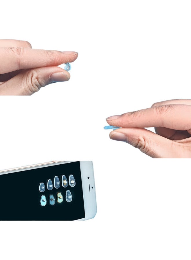 Boshide Nose Pads For Glasses Silicone Airbag Anti-Slip Accessories Set Size 3 - Image 1