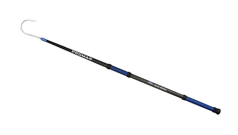 AHI Promar Elite Series Carbon Fiber Gaff- 6FT, 4" Hook, Black - Image 1