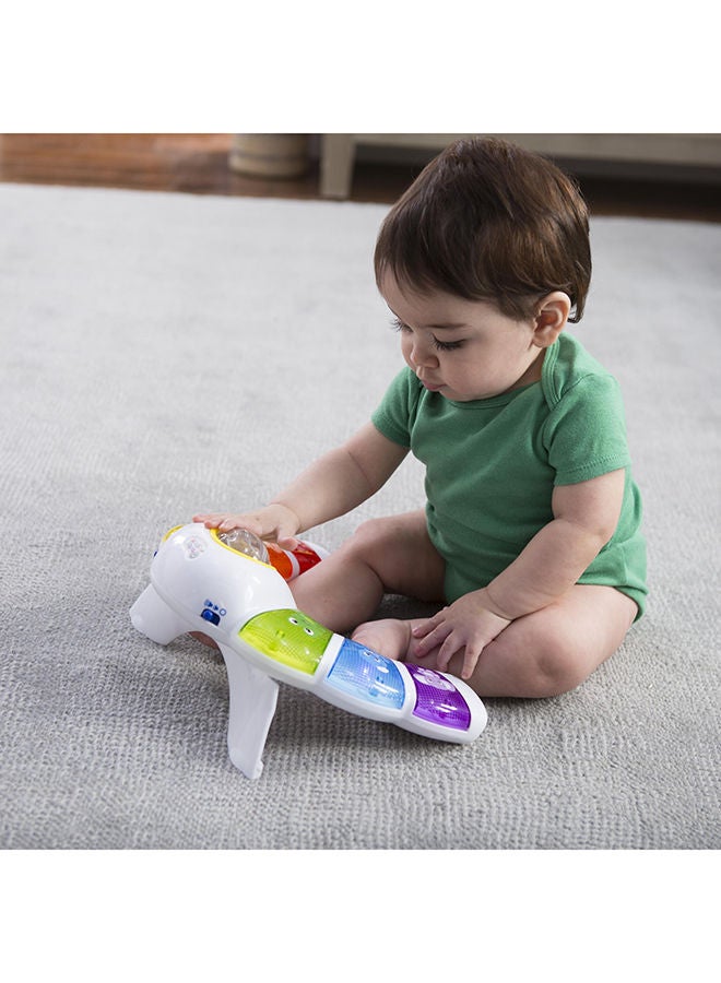 Baby Einstein Glow & Discover Light Bar Activity Station, Colorful lights, classical melodies, and animal sounds, Tummy time, Ages 3 Months+ - Image 5