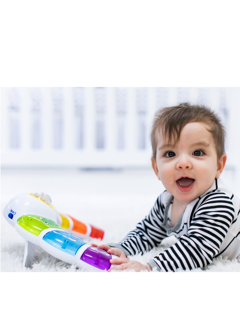 Baby Einstein Glow & Discover Light Bar Activity Station, Colorful lights, classical melodies, and animal sounds, Tummy time, Ages 3 Months+ - Image 3