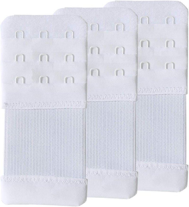 SAMGU Store Women's Bra Extenders 2 Hook / 3 Hook / 4 Hook / 5 Hook / 6 Hook, Soft Stretchy Back Bra Extension Strap - Image 1