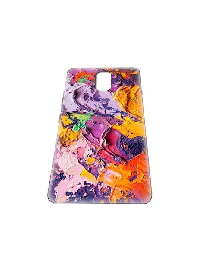 NIBEMINENT Lenovo Vibe P1M TPU Silicone Case with Brushstrokes Of Oil Painting Design Multi Color - Image 2