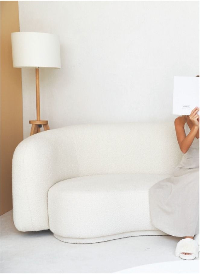 Sement - BOUCLE CURVED SOFA - Image 1