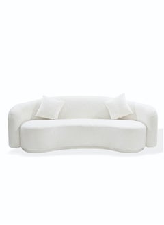 BOUCLE CURVED SOFA