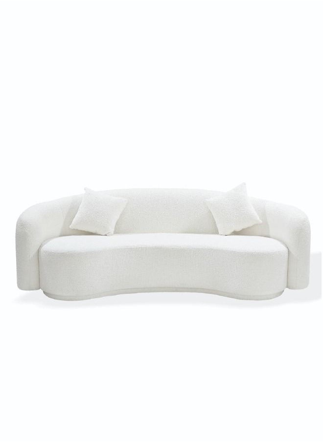 Sement - BOUCLE CURVED SOFA - Image 1