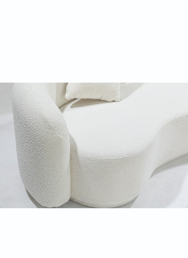 Sement - BOUCLE CURVED SOFA - Image 1