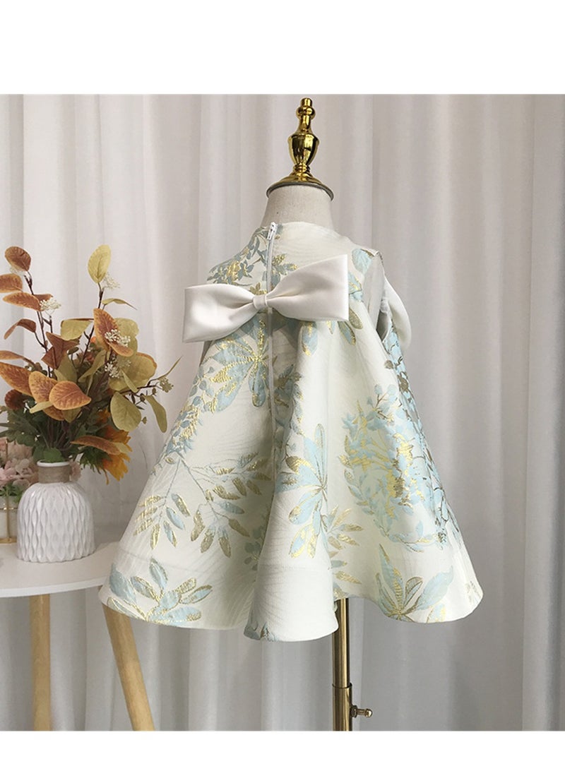 Baby princess dress printed birthday tutu skirt sleeveless girls dress Costumes - Image 4
