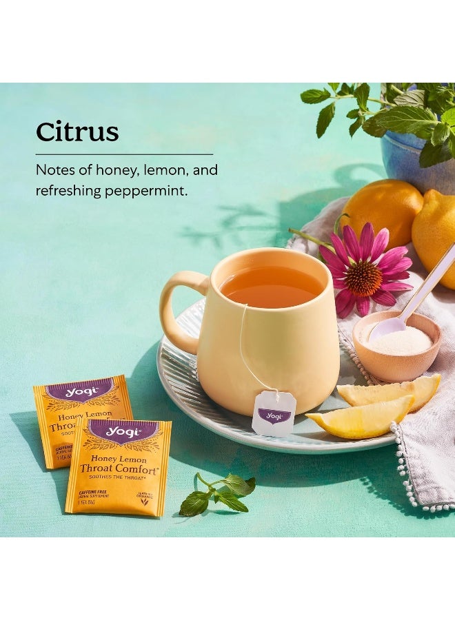 Yogi Honey Lemon Throat Comfort Tea (6 Pack) - Image 4