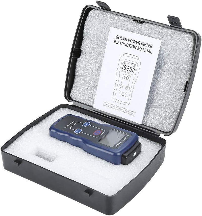 ويوبلز مقياس الطاقة الشمسية المحمول SM206 بشاشة LCD، مقياس رقمي للطاقة الشمسية، جهاز قياس إشعاع ضوء الشمس لاختبار أبحاث الطاقة الشمسية - Image 3