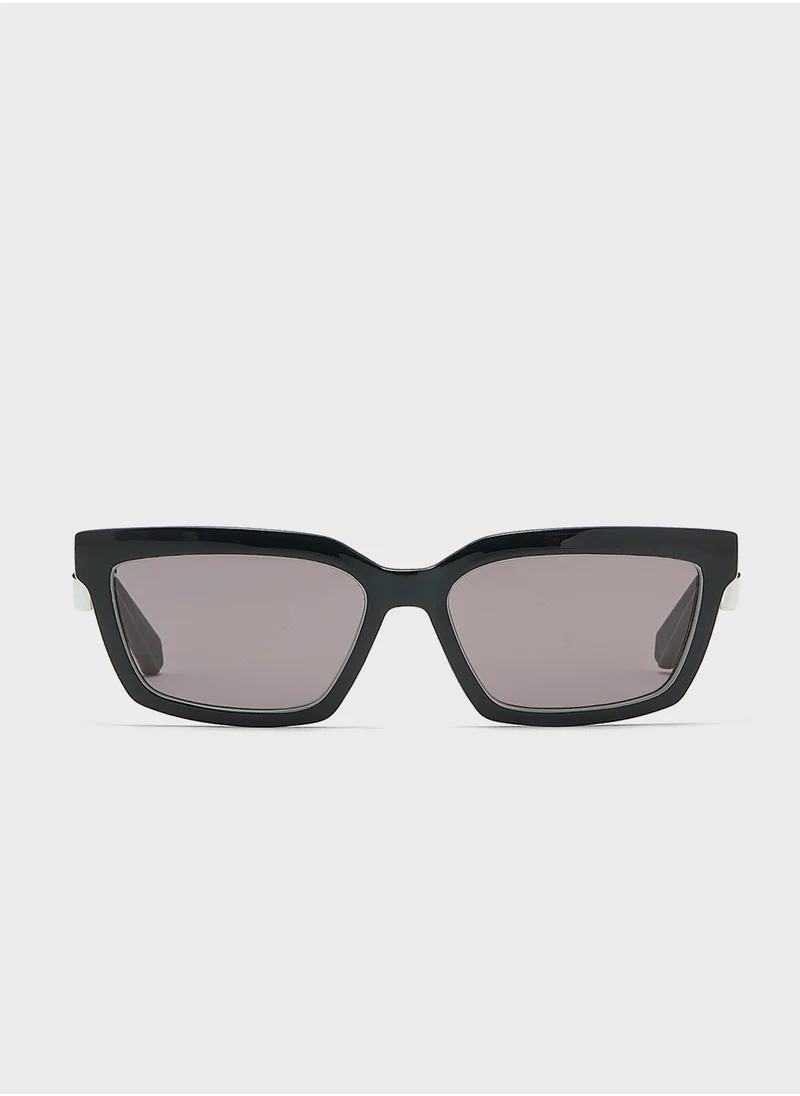 كالفن كلاين جينز Modified Rectangle Sunglasses