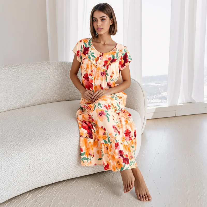 Splash FAV Floral Print Night Gown