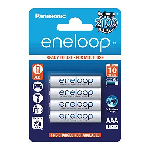 eneloop Panasonic Eneloop 1x4 Micro AAA 750 mAh - Image 1
