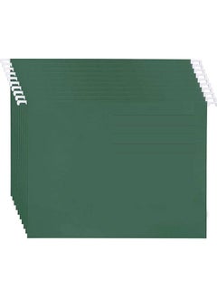 MARKQ Hanging File Folders 10 Pieces Dark Green  - Image 1