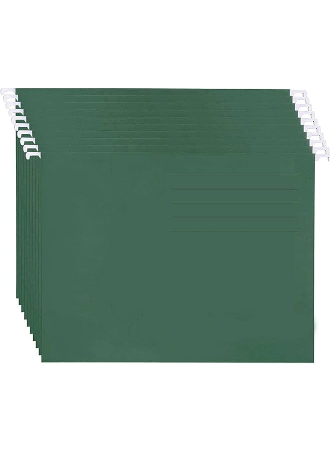 MARKQ Hanging File Folders 10 Pieces Dark Green - Image 1