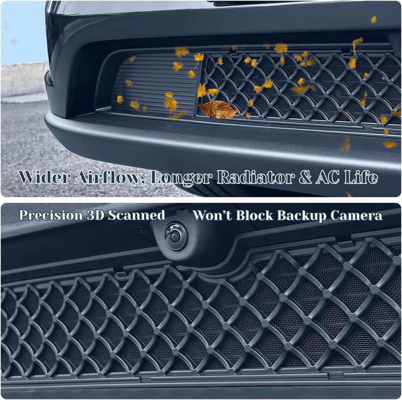 Arcoche Model Y 2025 Juniper Front Grill Mesh Grill Inserts Air Intake Grill Cover Replacement Part with Insect Protection Accessories for Tesla Model Y Demand fit global economical quality - Image 4
