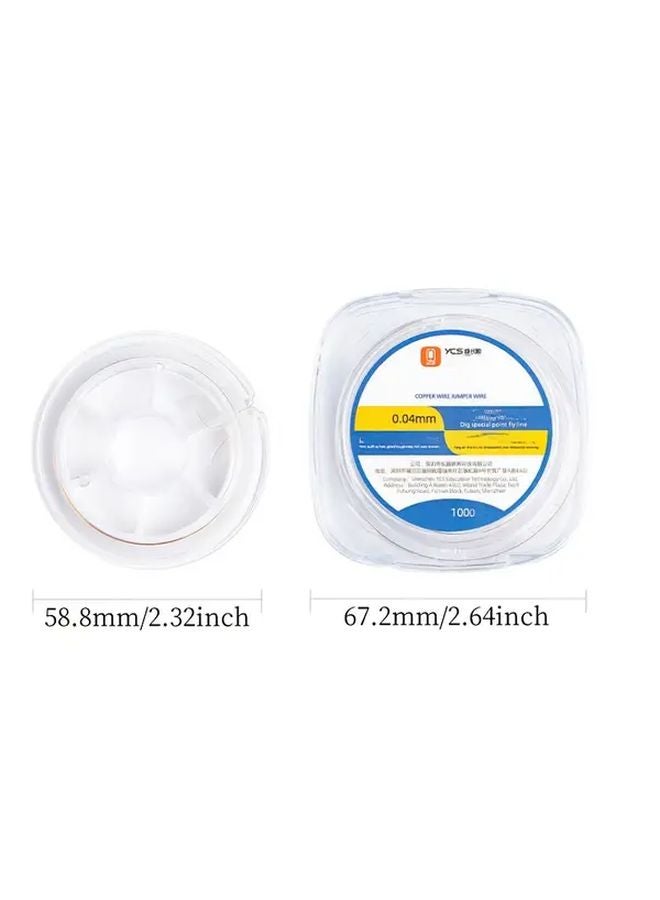 سلك ربط نحاسي YCS 0.04 مم لإصلاح لحام لوحة الأم لـ PCB للهاتف المحمول - Image 3