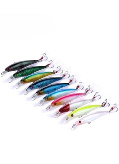 Generic 10 piece Universal fishing bait small fish hard bait set  - Image 3